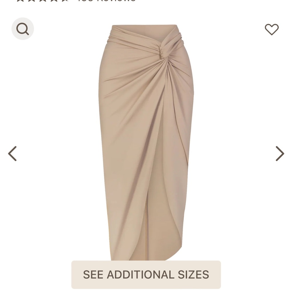 SKIMS swim sarong skirt NWT